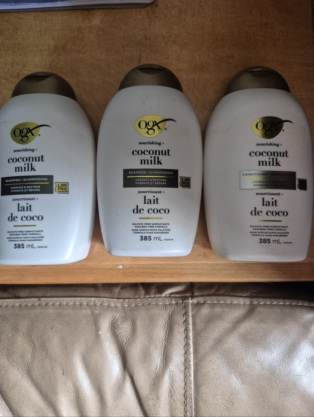 Coconut Milk Nourishing Shampoo & Conditioner - Lot Of 3